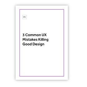 کتاب طراحی سایت: سه اشتباه کشنده در طراحی تجربه کاربری