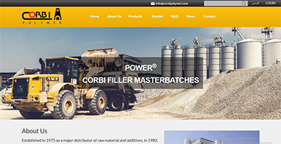 طراحی سایت شرکتی کربی پلیمر